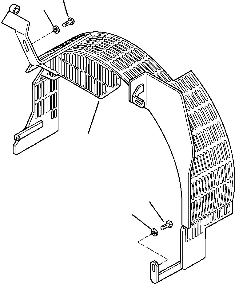 GUARD, FAN 42N-03-11332 KOMATSU