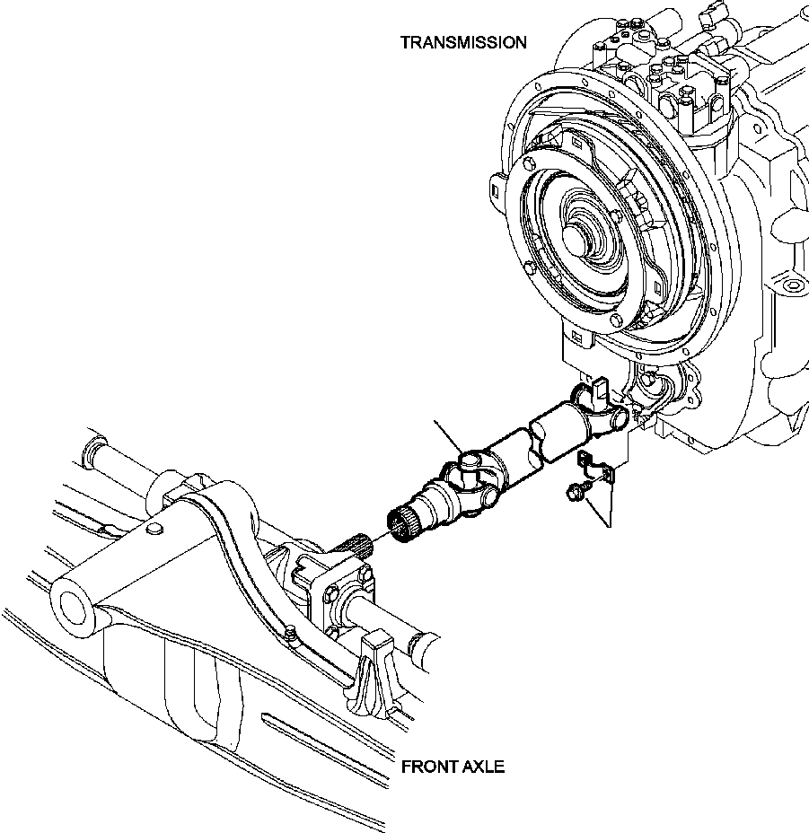 CARDAN SHAFT, FRONT 42N-20-11101 KOMATSU