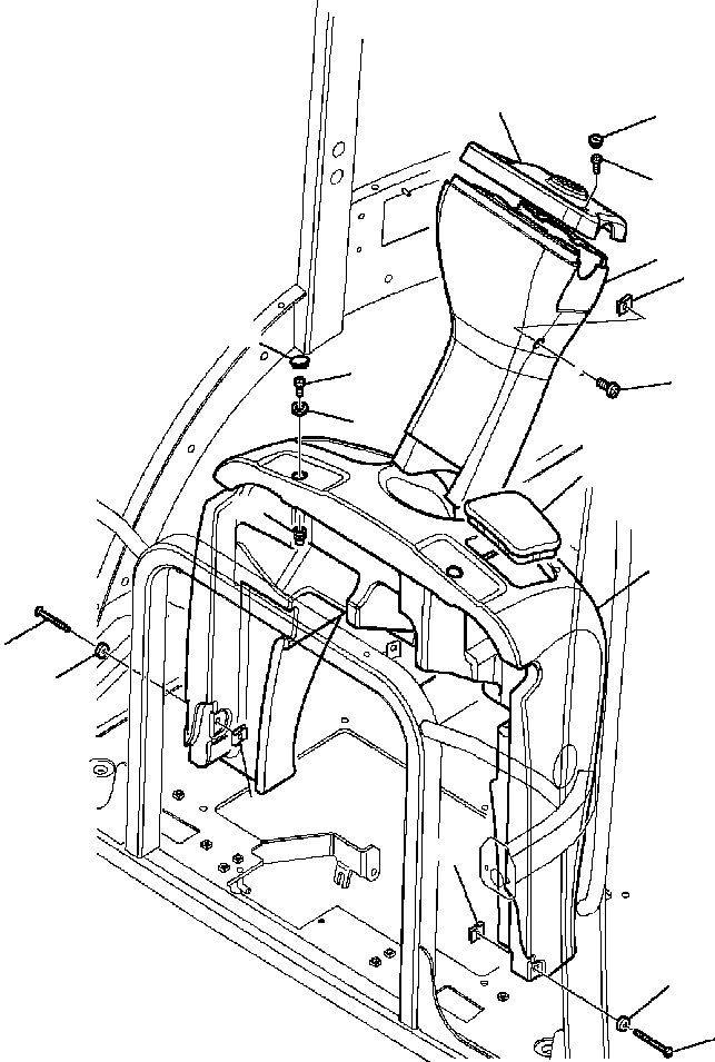 Винт 42N-54-18280 KOMATSU