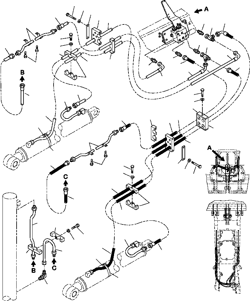 Соединительный штуцер 500 380 111 KOMATSU