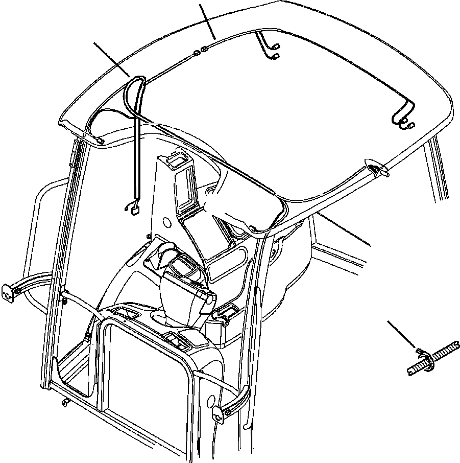 HARNESS, ROOF 42N-06-11990 KOMATSU