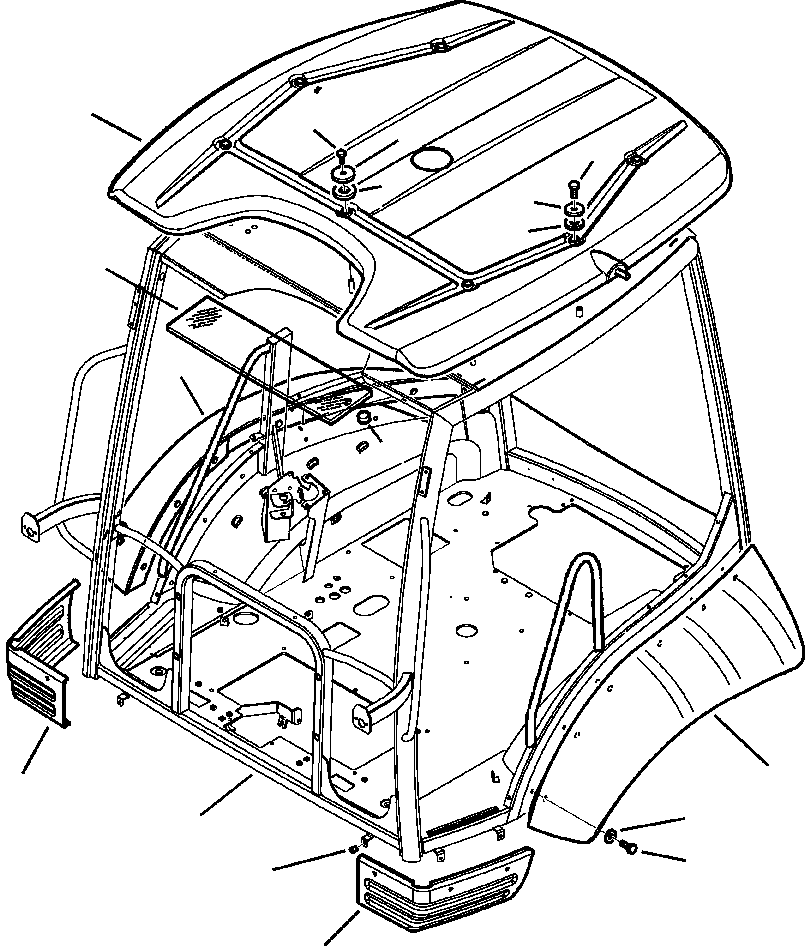 Стекло 42N-54-13360 KOMATSU