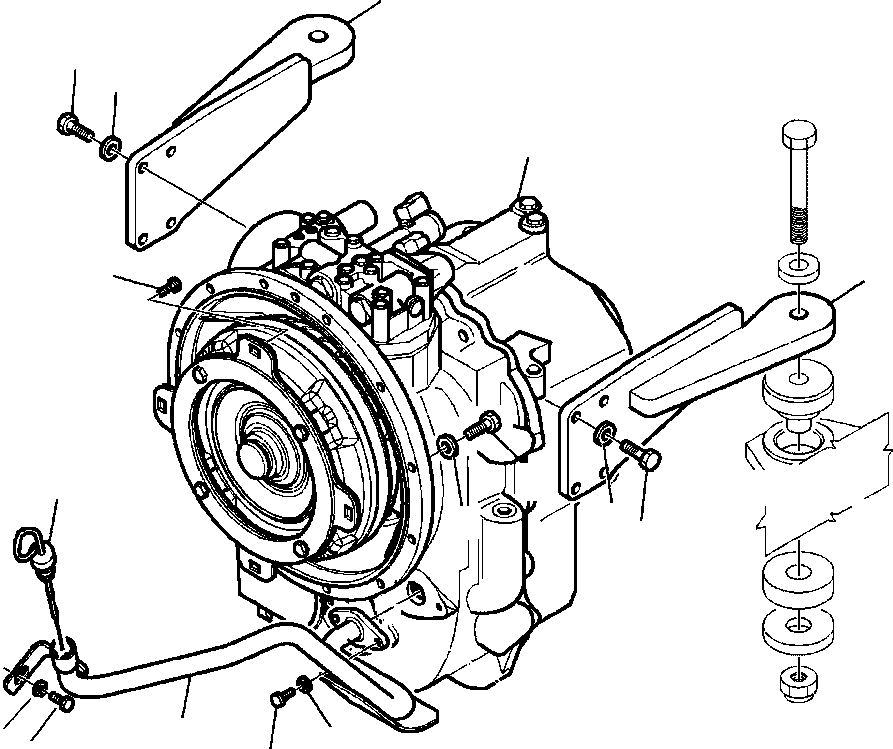 DIPSTICK, TRANSMISSION FLUID LEVEL 42N-16-A2120 KOMATSU