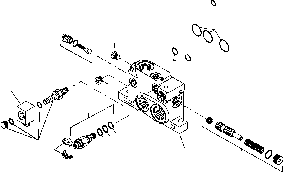 Клапан RE08201258 KOMATSU