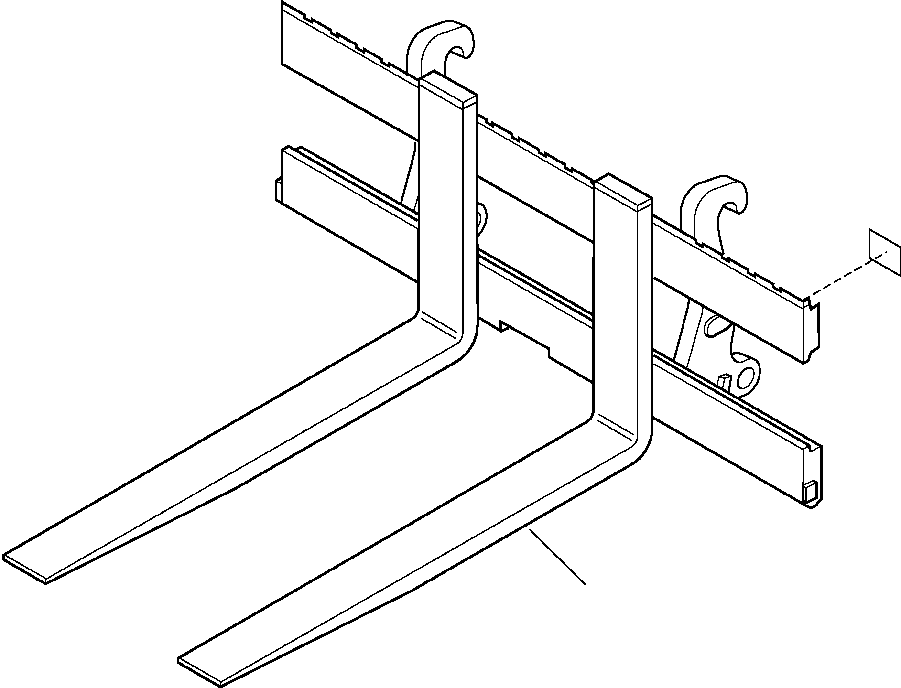 FORK 2938-70-3430 KOMATSU