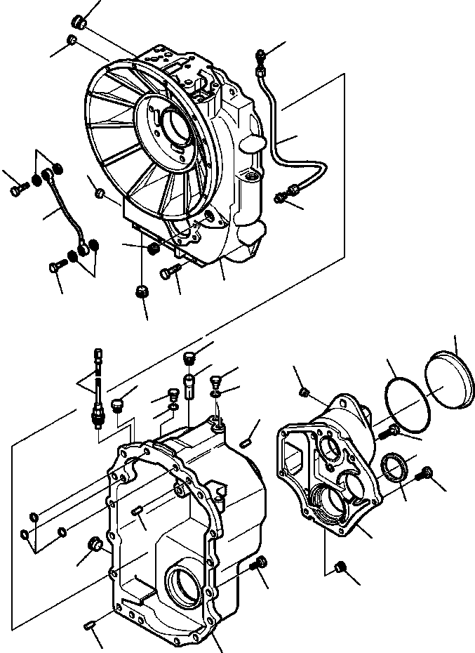 Задняя крышка CA0641871 KOMATSU