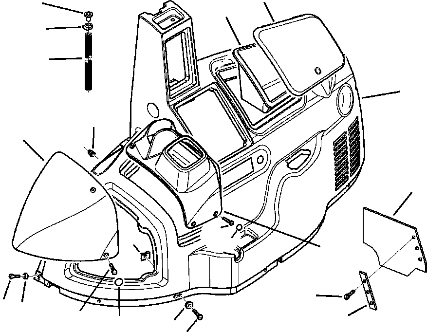 PLATE, BACKING 42N-56-13360 KOMATSU