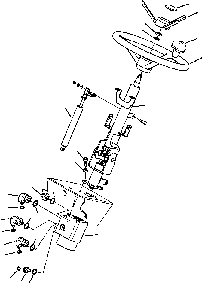 COLUMN, ASSEMBLY 42N-54-14200 KOMATSU