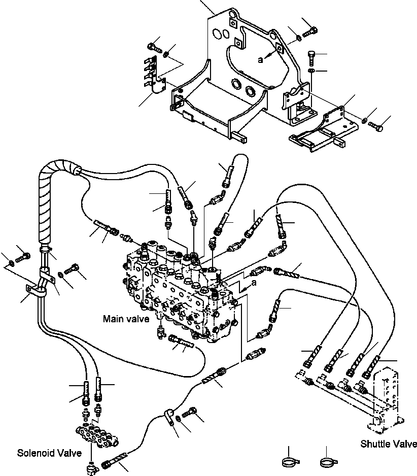 Кронштейн 207-62-61441 KOMATSU