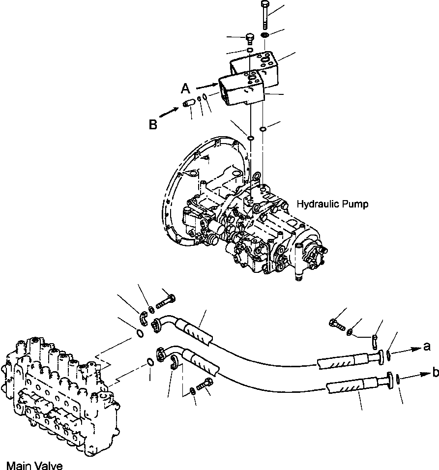 Шланг 207-62-A1230 KOMATSU