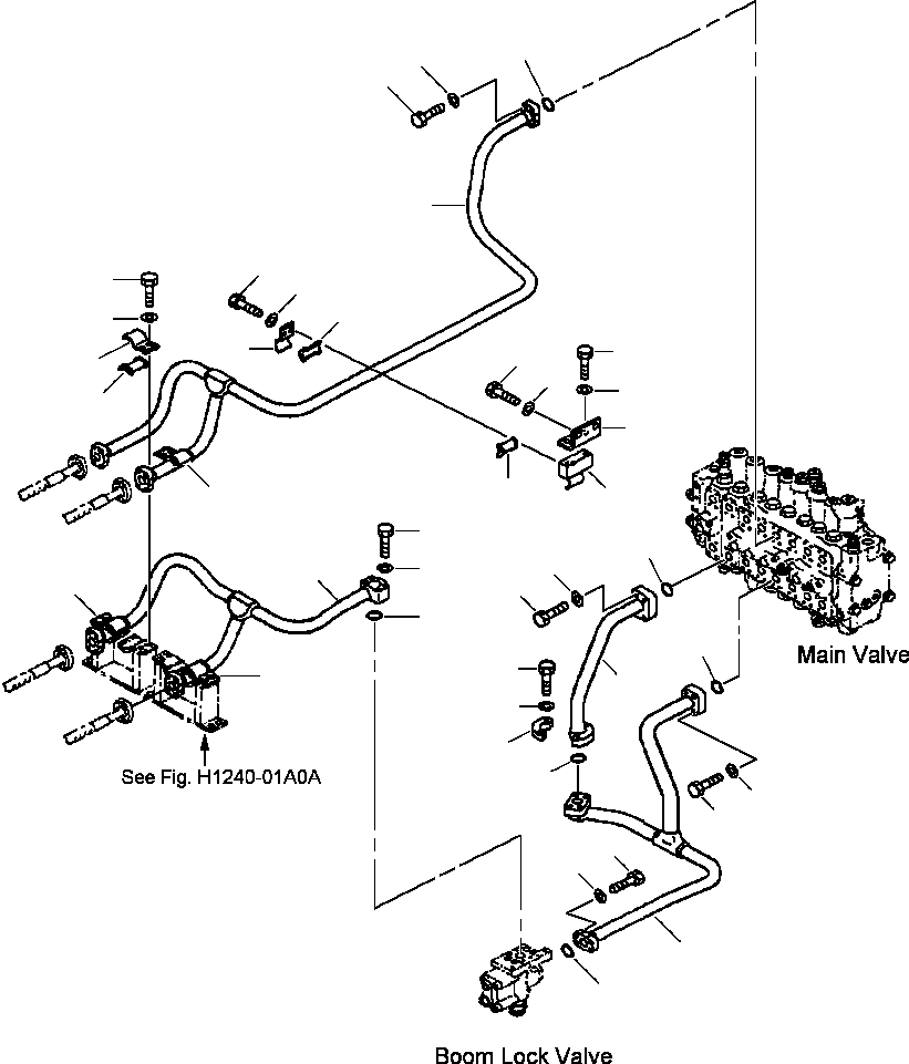 Трубка 207-62-61631 KOMATSU