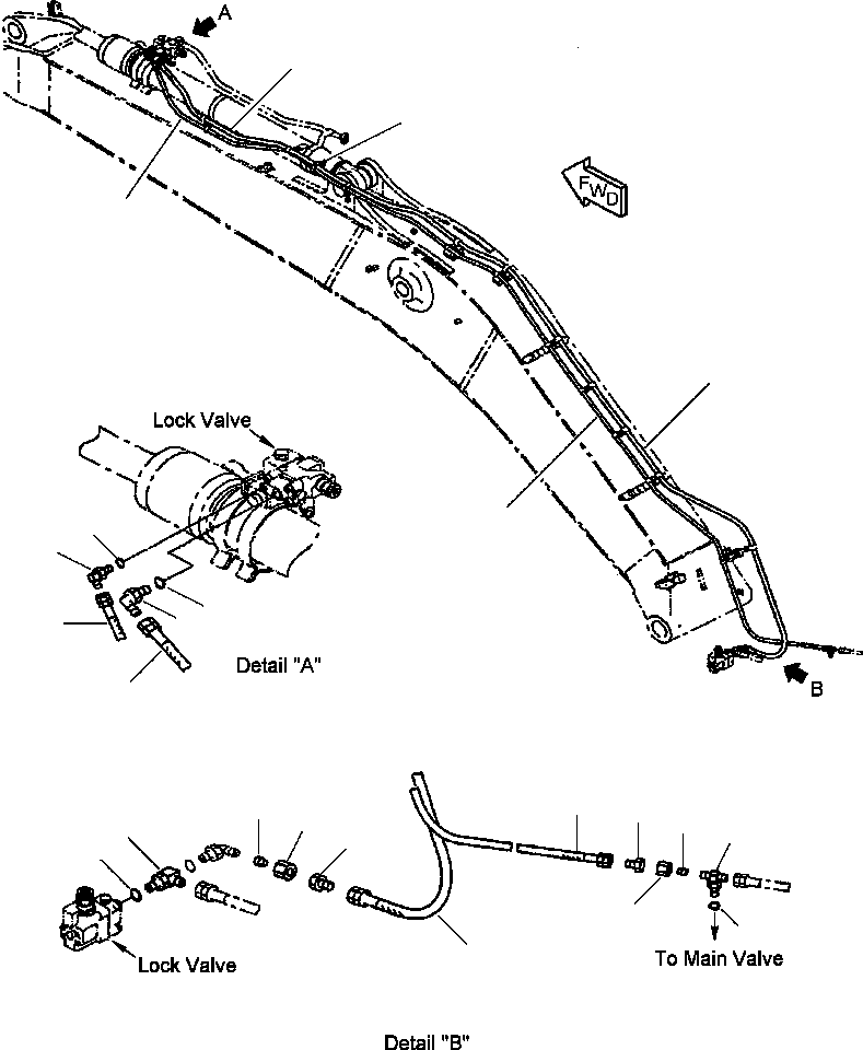 Шланг 07102-20587 KOMATSU