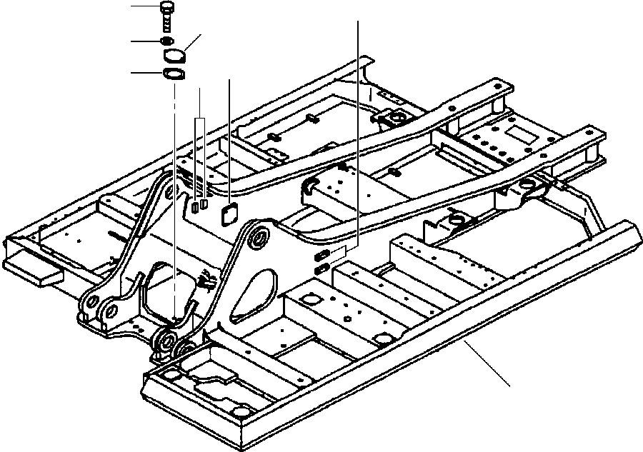 FRAME, REVOLVING 208-46-A1280 KOMATSU