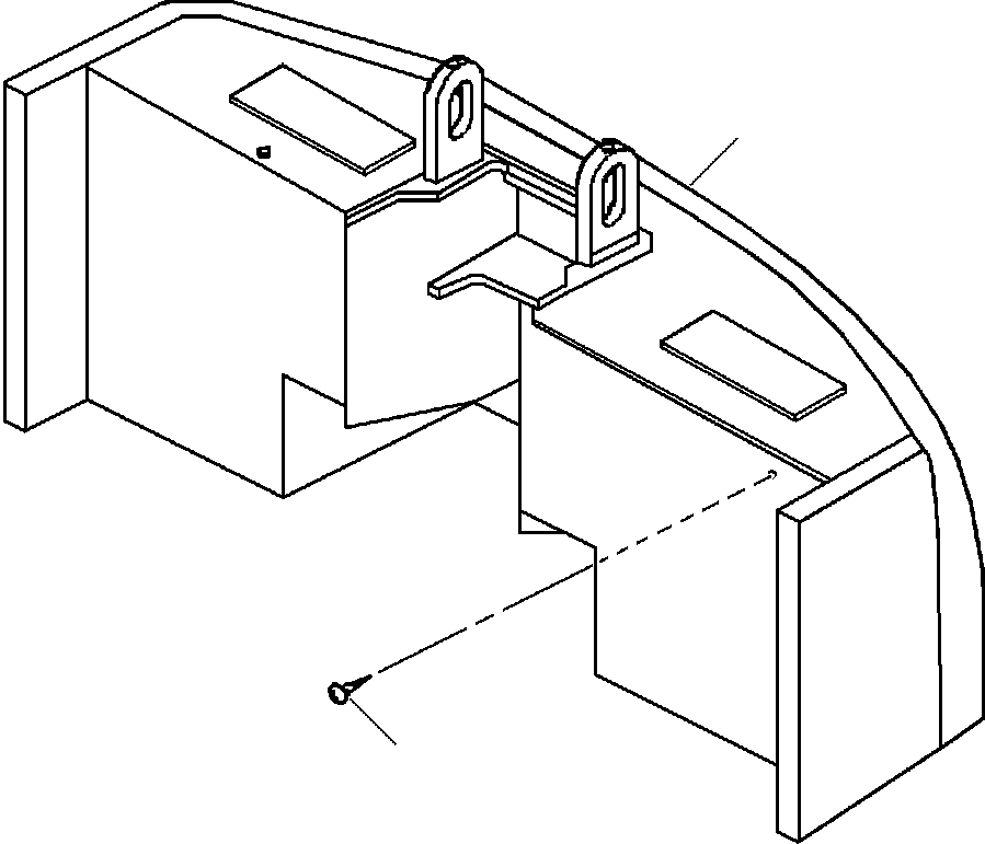 WEIGHT, COUNTER 208-46-A2280 KOMATSU