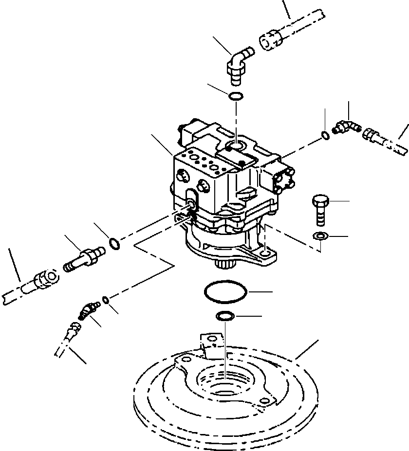 SWING CIRCLE ASSEMBLY 207-25-A2100 KOMATSU