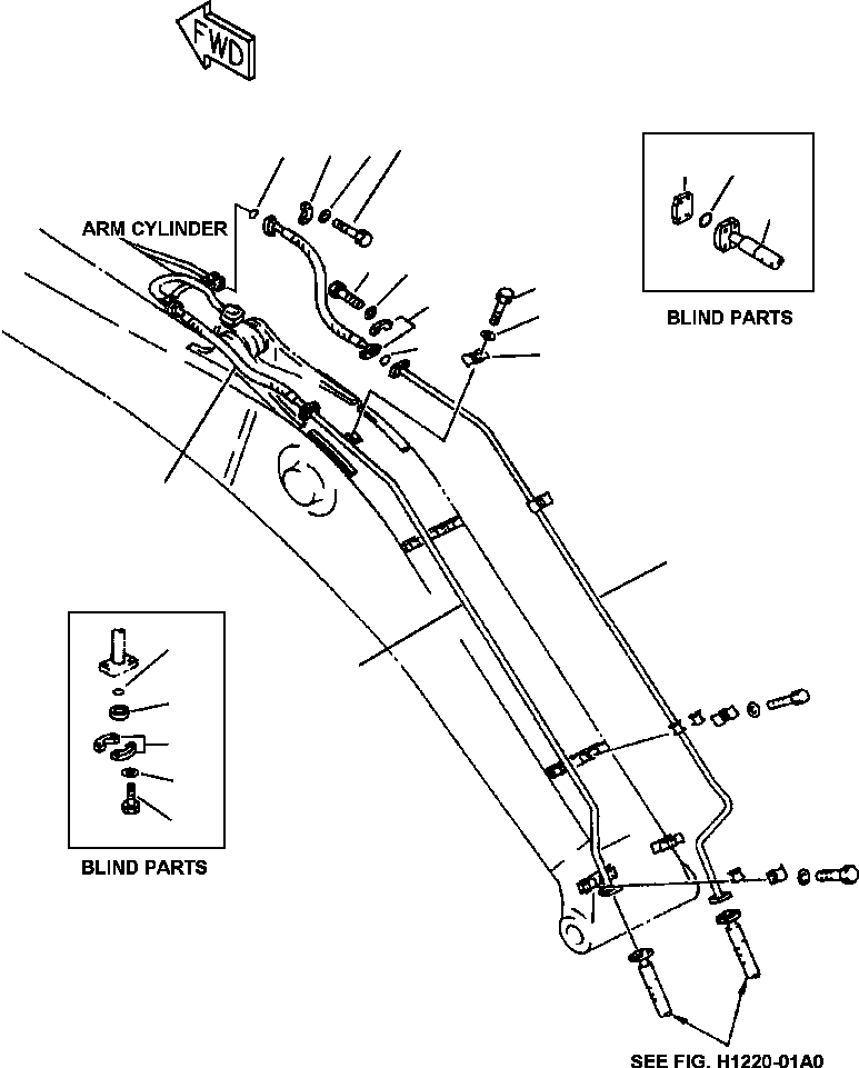 Трубка 207-62-64121 KOMATSU