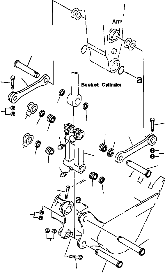 Звено в сборе 208-70-00121 KOMATSU