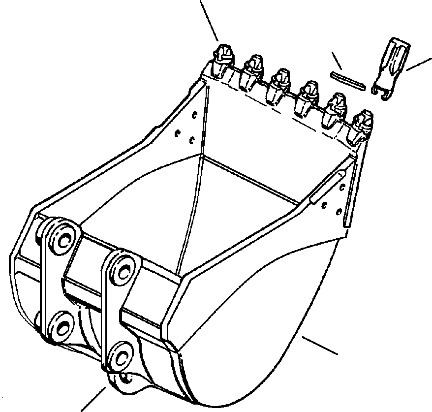 LIFTING EYE, BUCKET 208-913-A220 KOMATSU