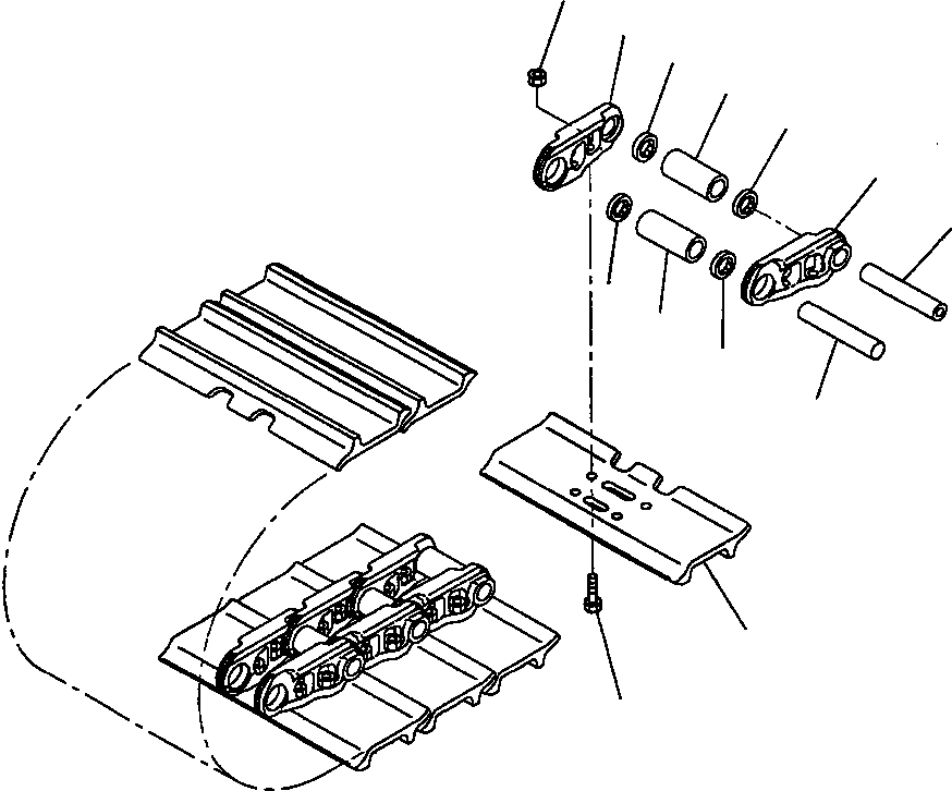 Стандартный штифт 154-82-01153 KOMATSU
