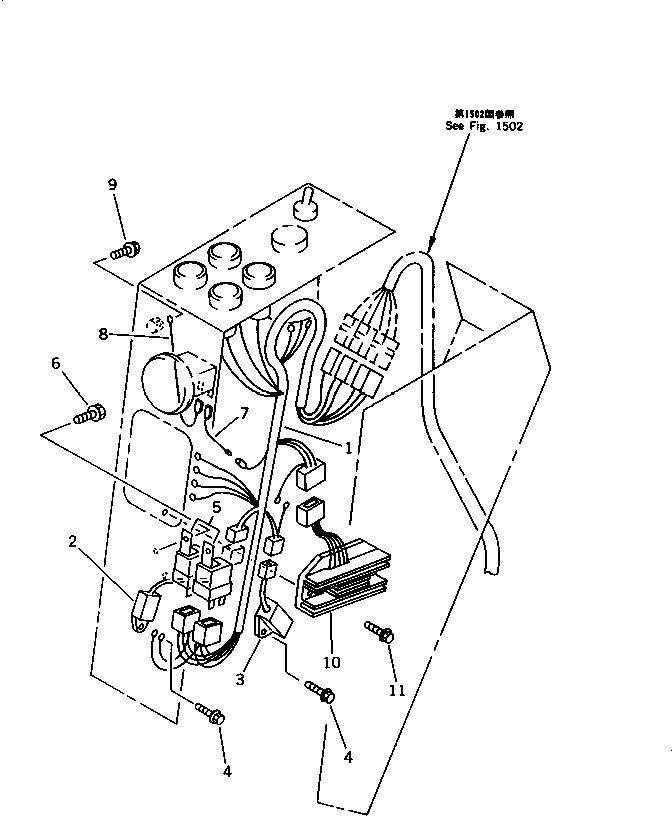 Кабель 20C-06-11280 KOMATSU