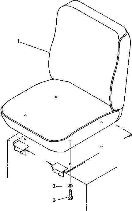 Сиденье 20C-57-11100 KOMATSU