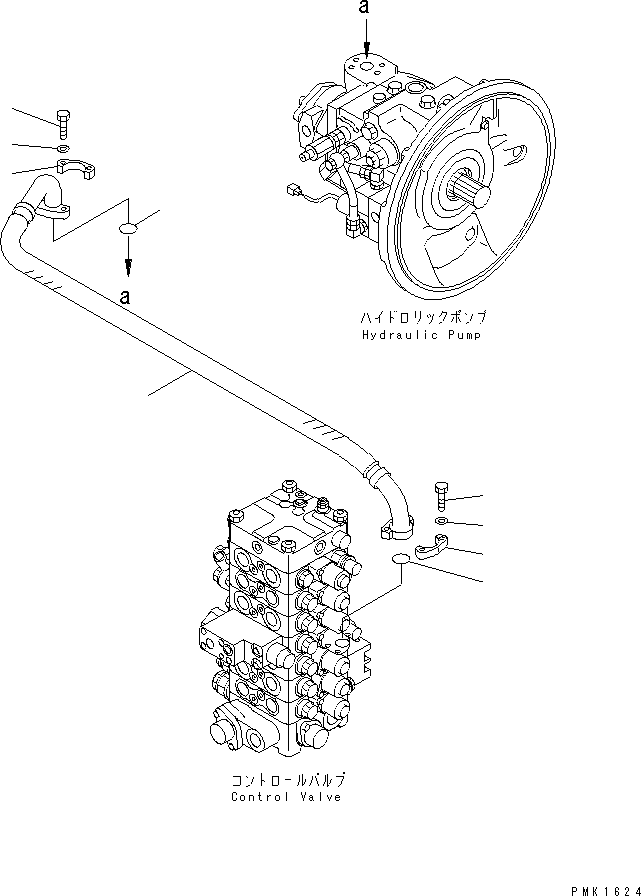 Шланг 203-62-63890 KOMATSU