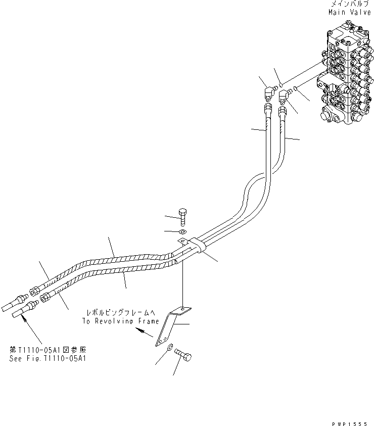 Шланг 07096-00419 KOMATSU