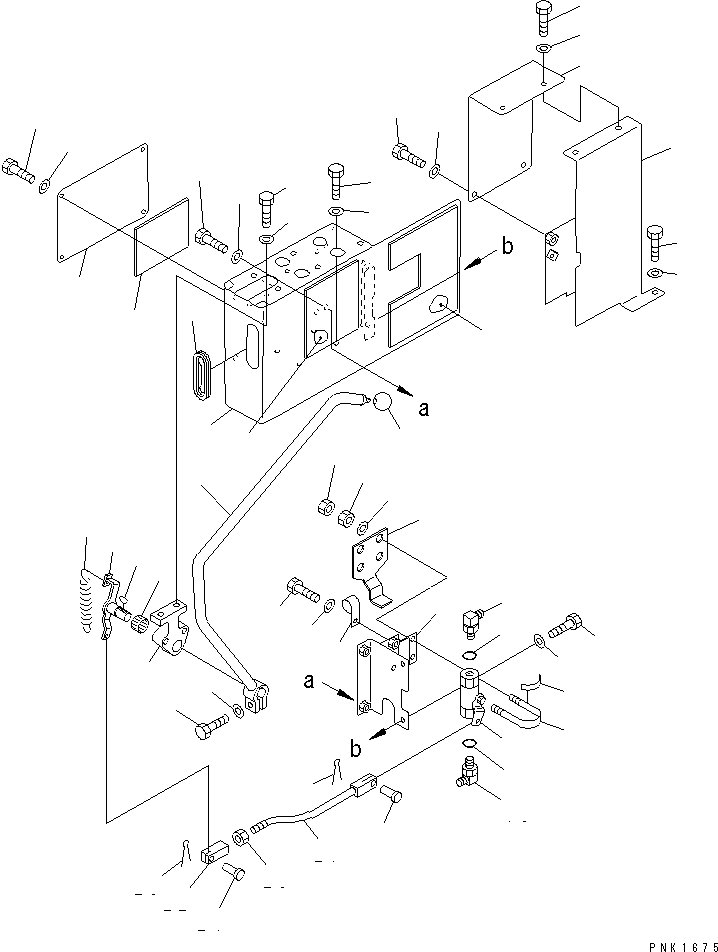 Кронштейн 203-43-61550 KOMATSU