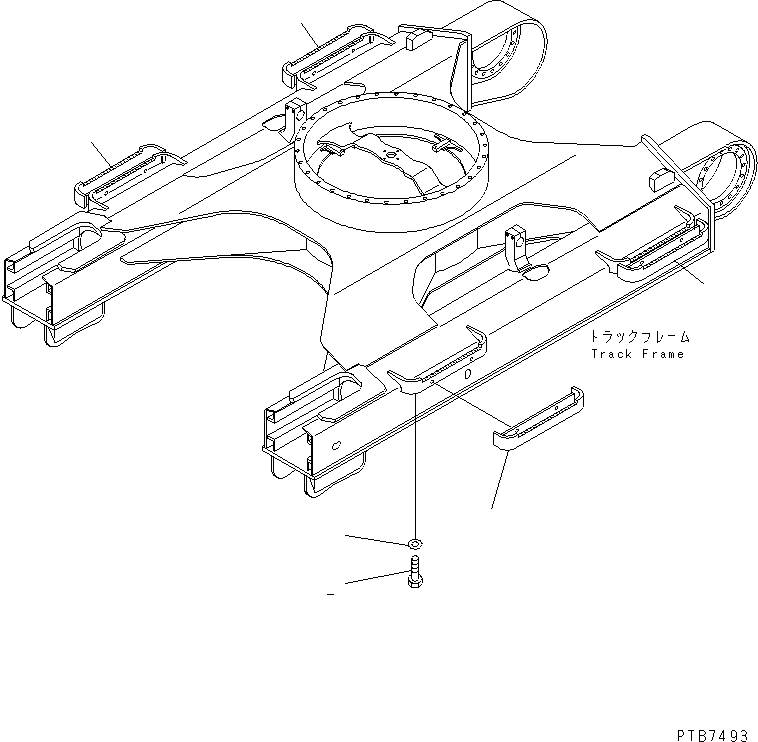 Подножка 203-30-K2630 KOMATSU