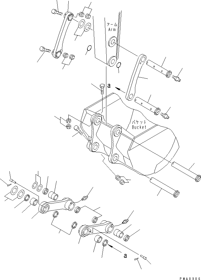 Тяга 20E-70-K1320 KOMATSU