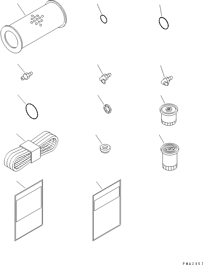 TABLE,ACCESSORY 203-98-61130 KOMATSU