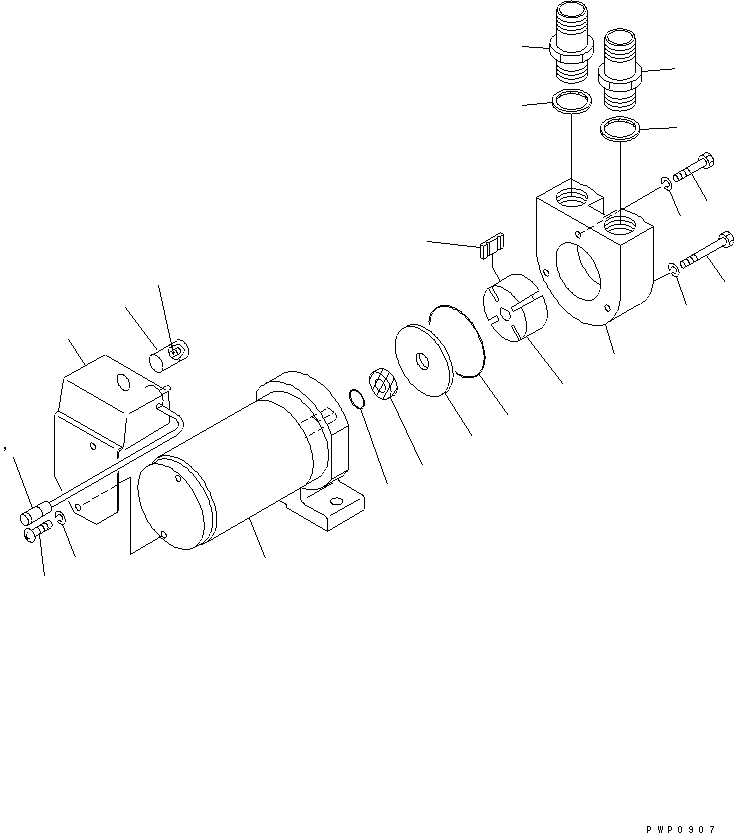 PUMP ASS'Y,REFUELLING 20Y-04-K1450 KOMATSU