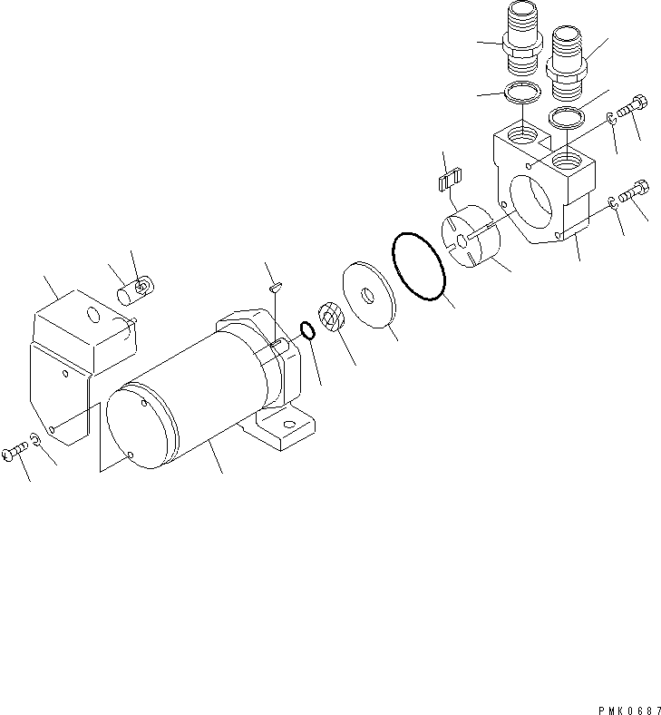 VANE 205-04-K1340 KOMATSU