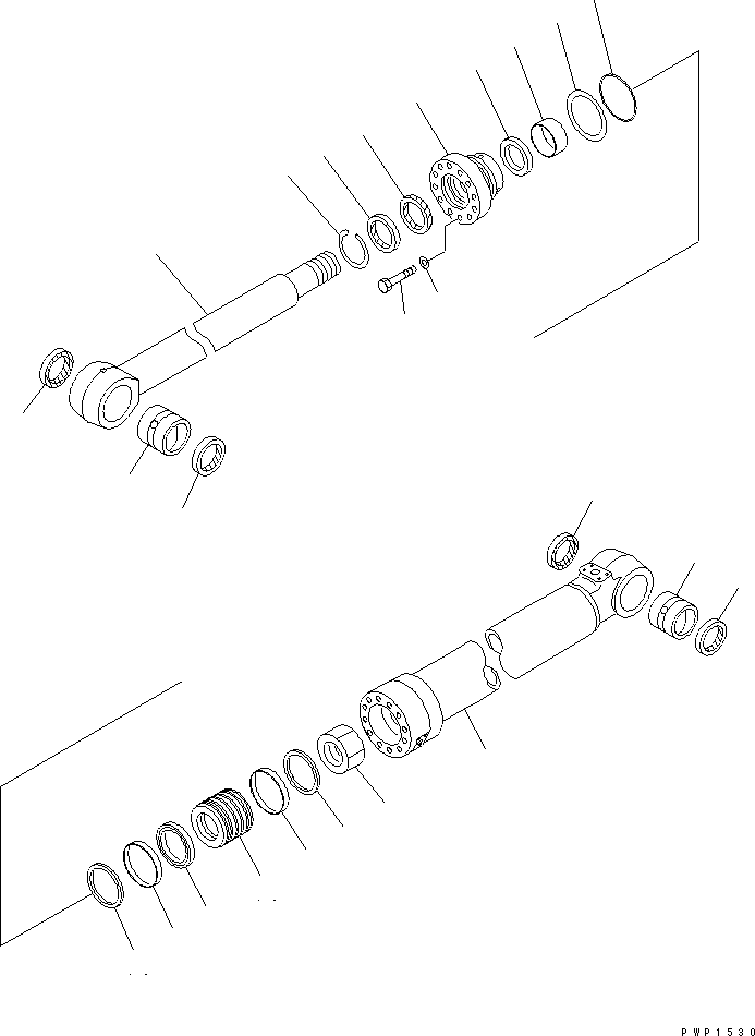 CYLINDER ASS'Y,SECOND 20E-63-K1200 KOMATSU