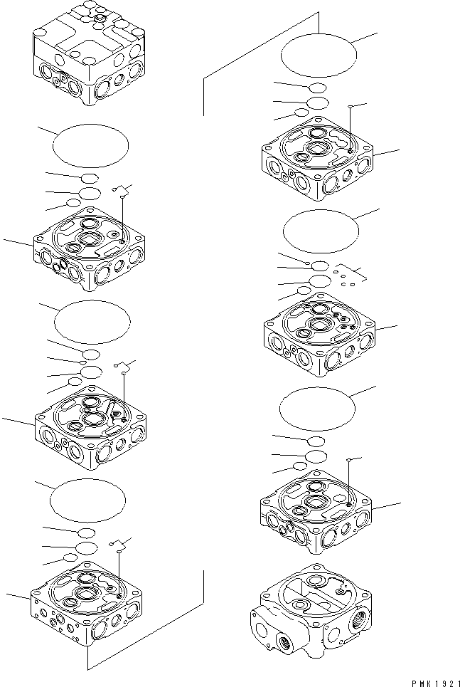 Группа корпуса 723-56-01100 KOMATSU