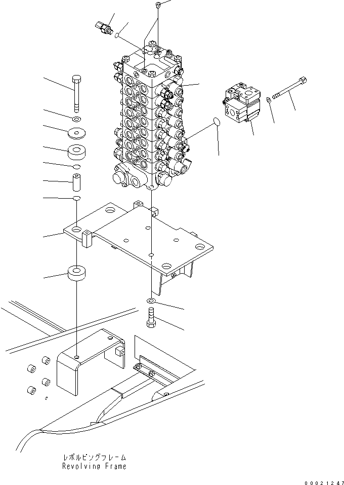 Управляющий клапан (723-58-11800) KOMATSU