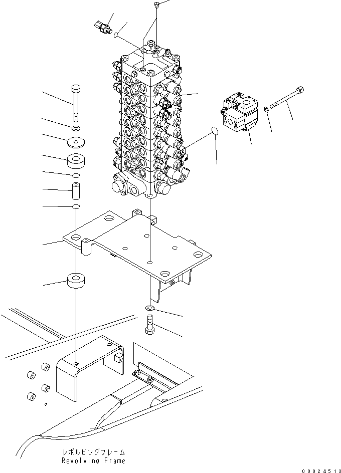 Управляющий клапан (723-59-11800) KOMATSU