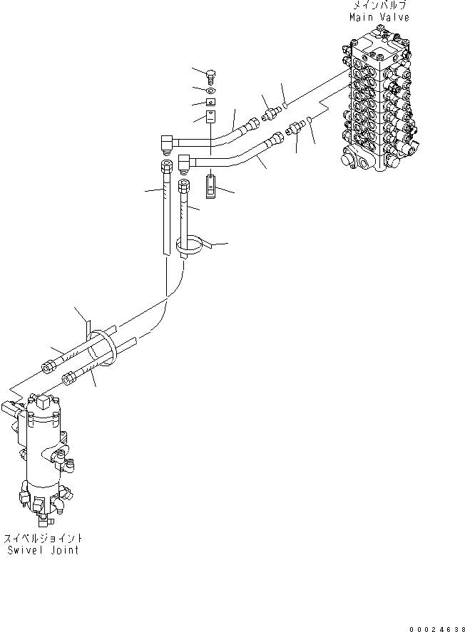 Шланг 203-910-7121 KOMATSU