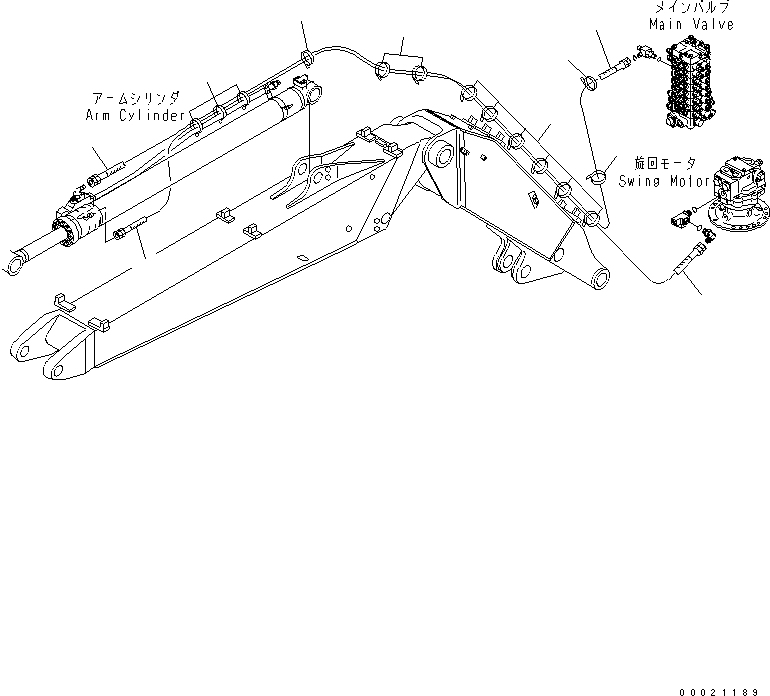 Шланг 07102-20453 KOMATSU