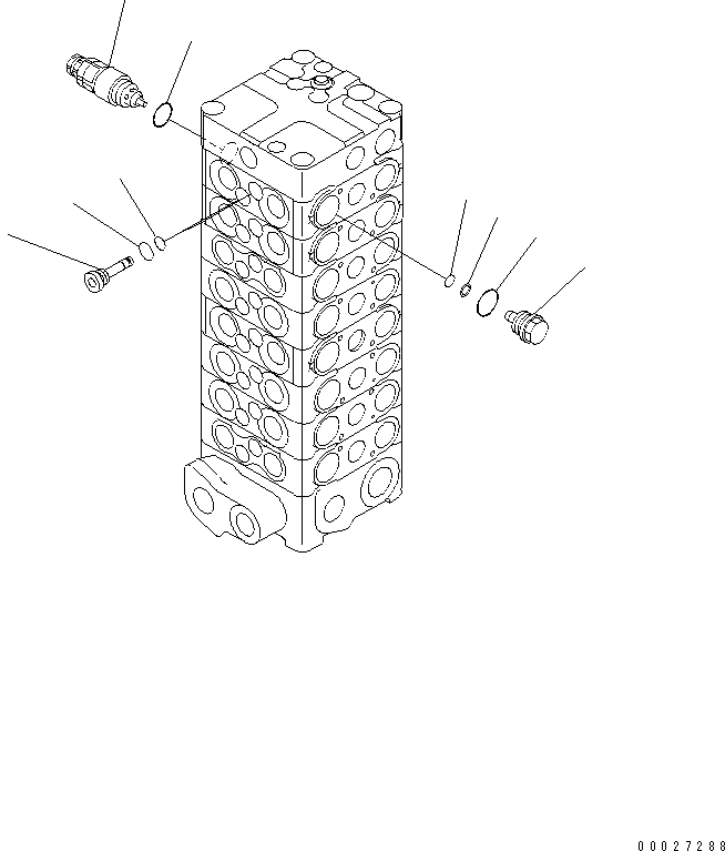 Клапан в сборе (723-51-03900) KOMATSU
