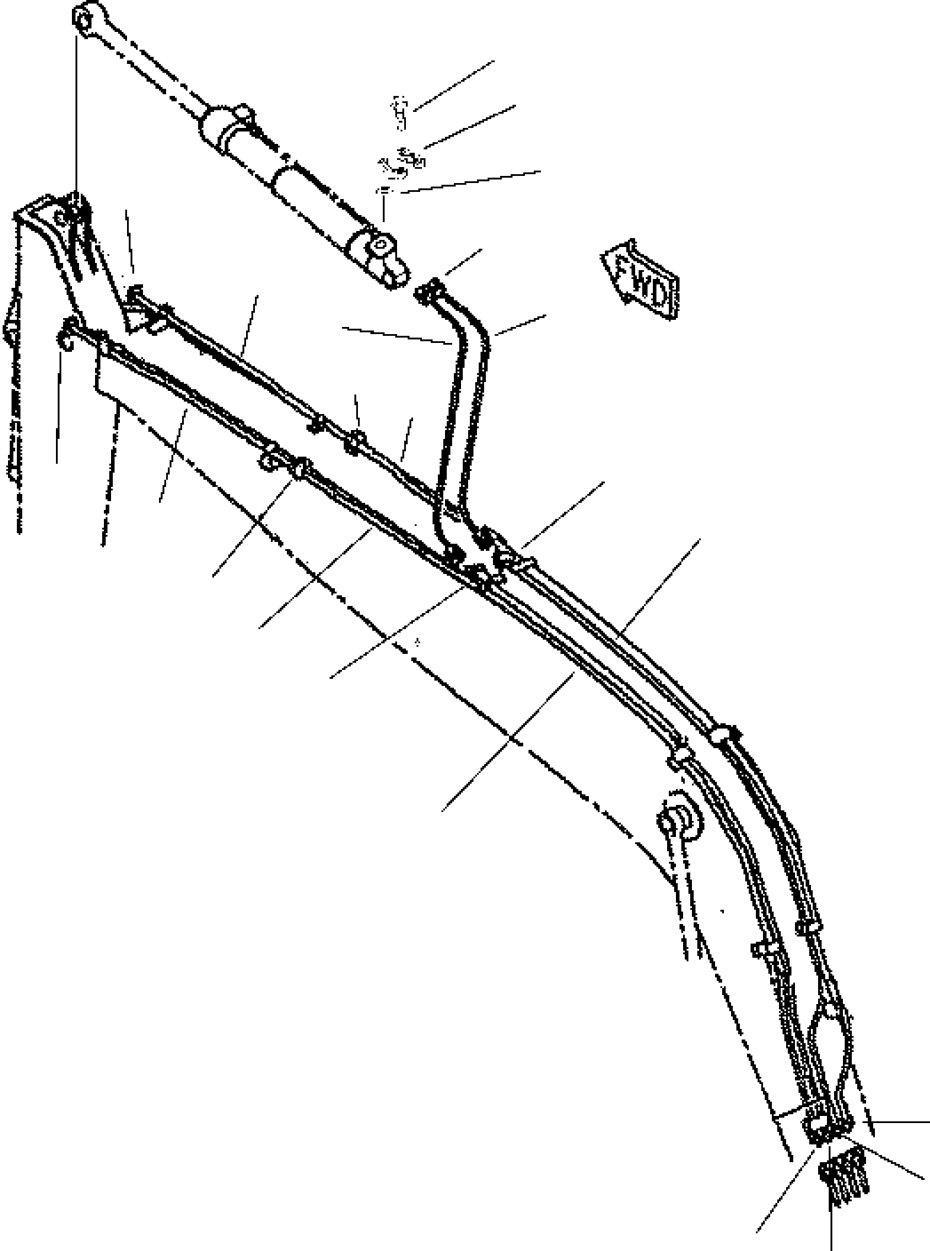 Трубка 203-62-33950 KOMATSU