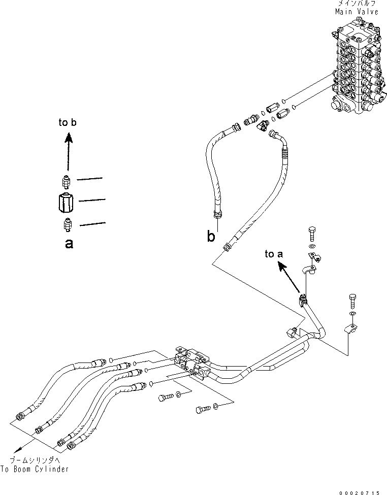 Шланг 07121-006A4 KOMATSU