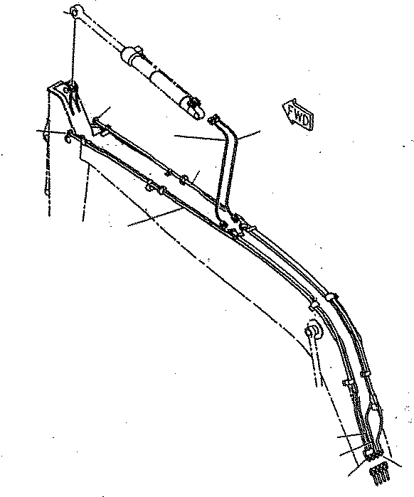 Шланг KVC-11-21520 KOMATSU