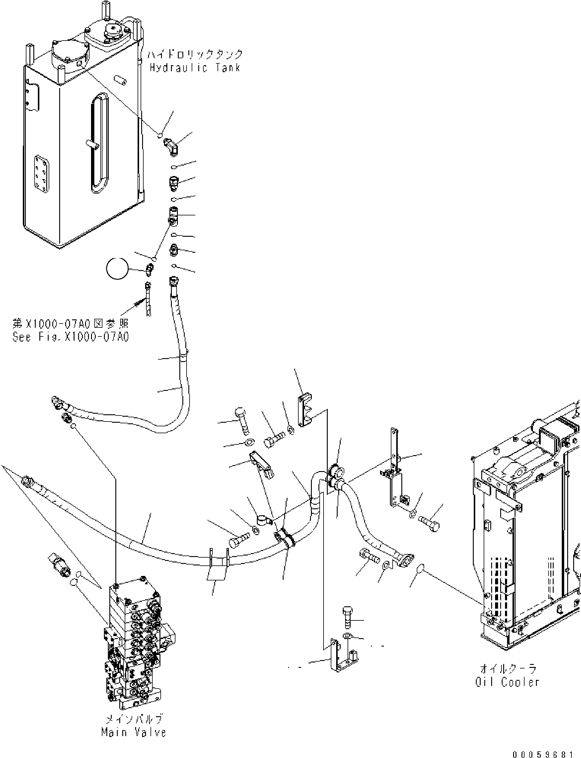 Кронштейн 22B-62-21861 KOMATSU