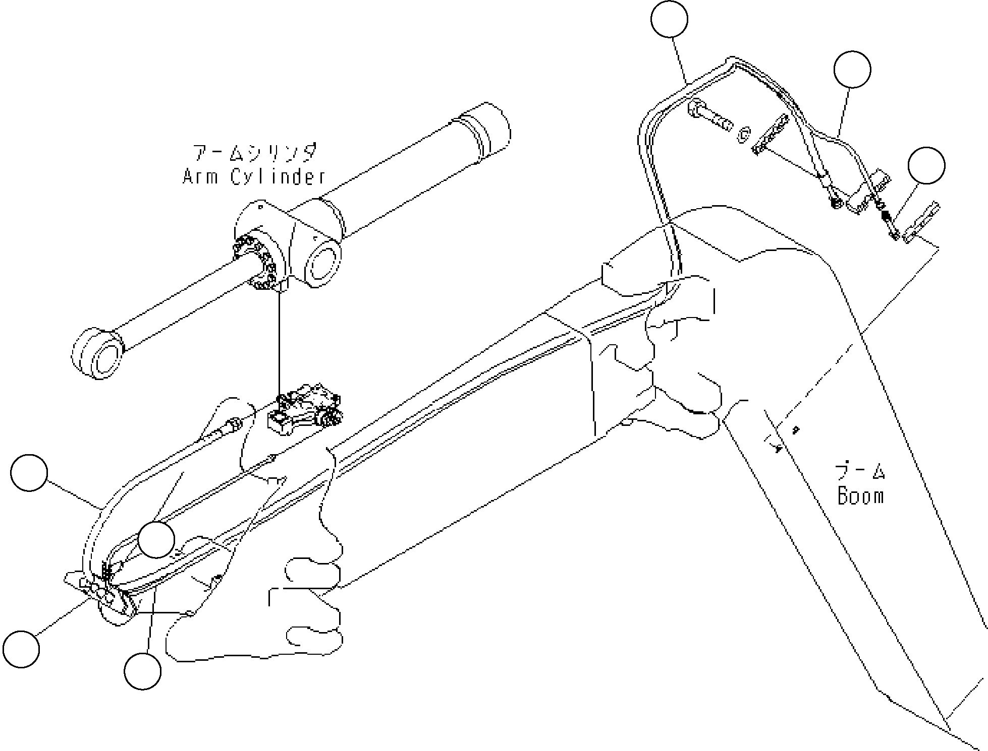 HOSE ASS’Y 21Y-62-24170 KOMATSU