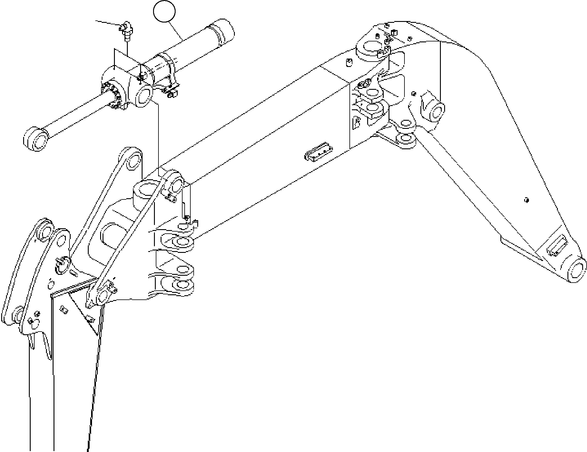 ARM CYL 707-03-00170 KOMATSU