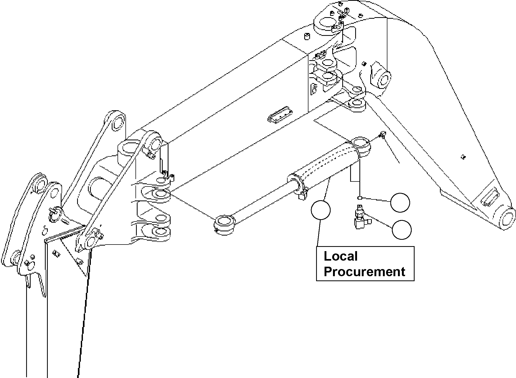 OFFSET CYL 20E-63-KA111 KOMATSU