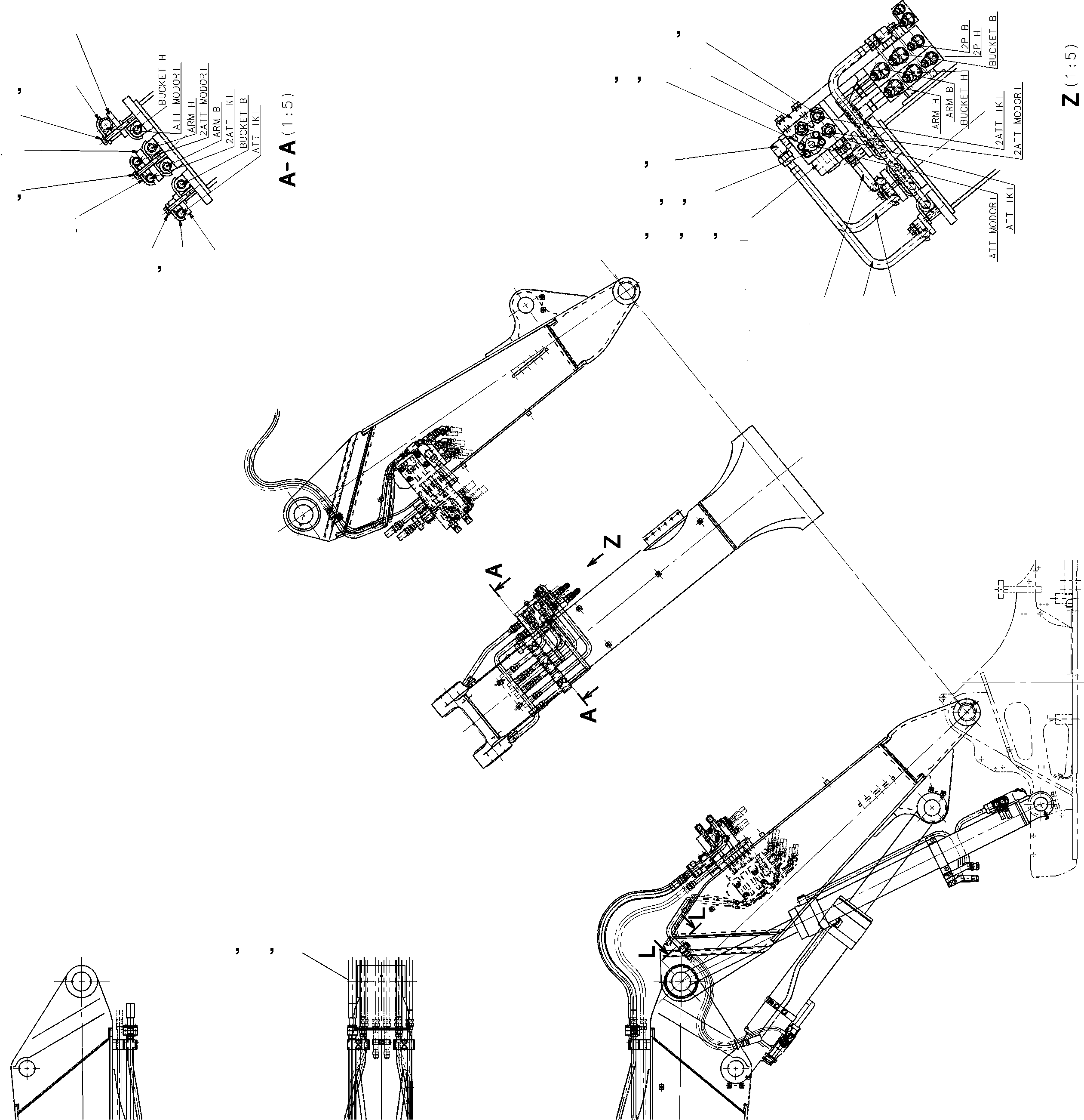 Блок 22A-70-KA150 KOMATSU
