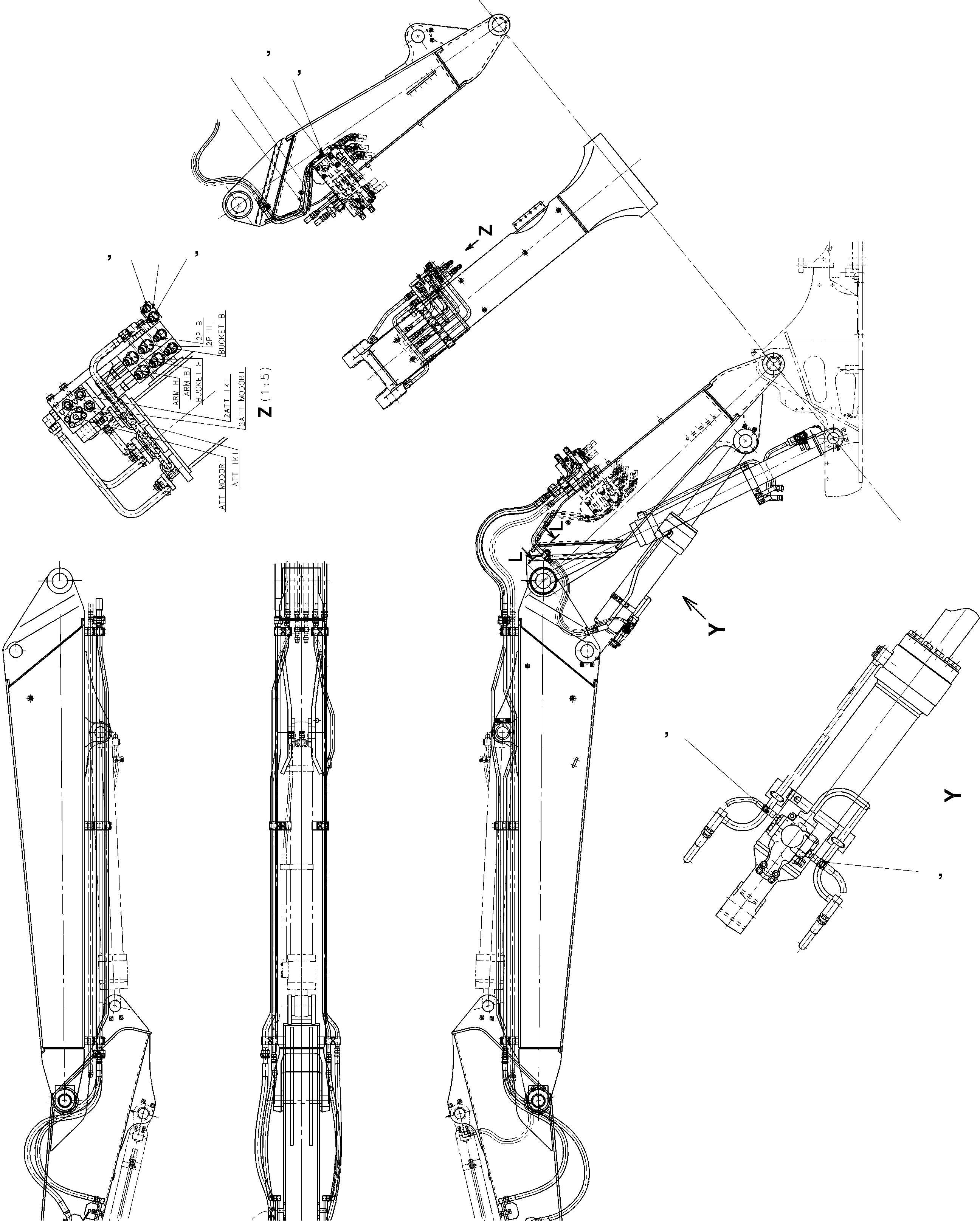 Блок 22A-70-KA130 KOMATSU