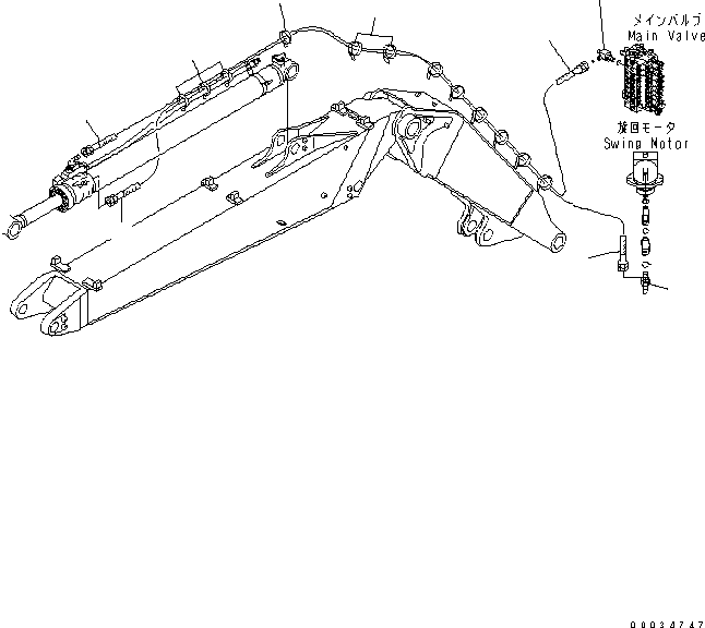 Шланг 07102-20260 KOMATSU